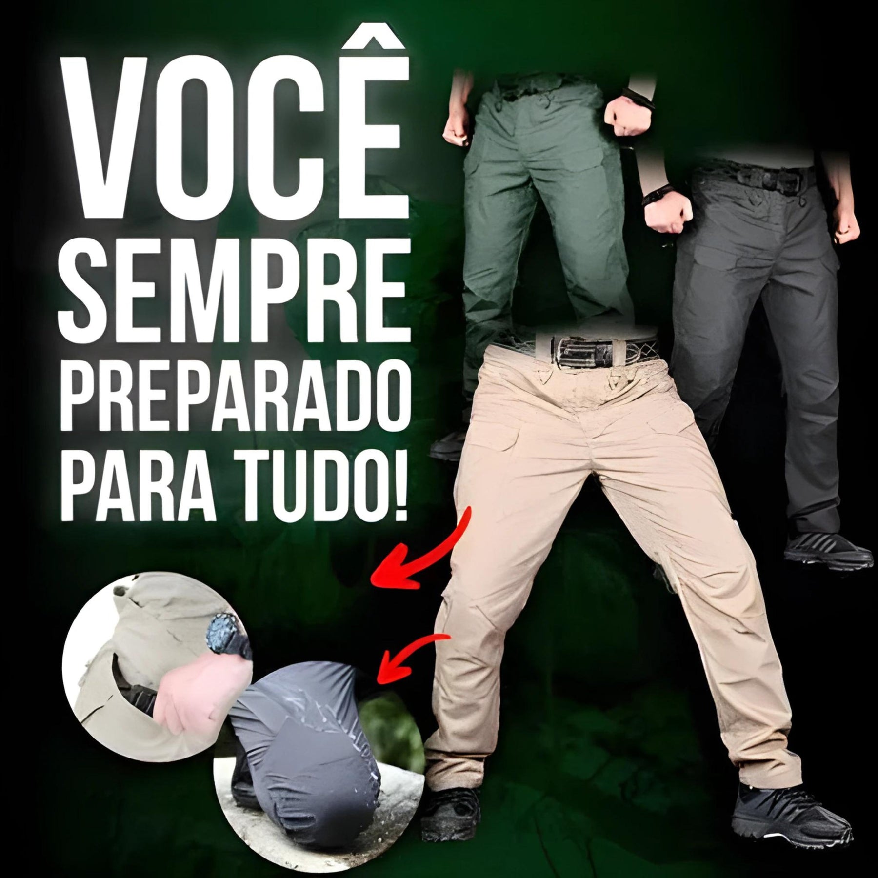 Calça Performance - IronForce® + Cinto de Brinde