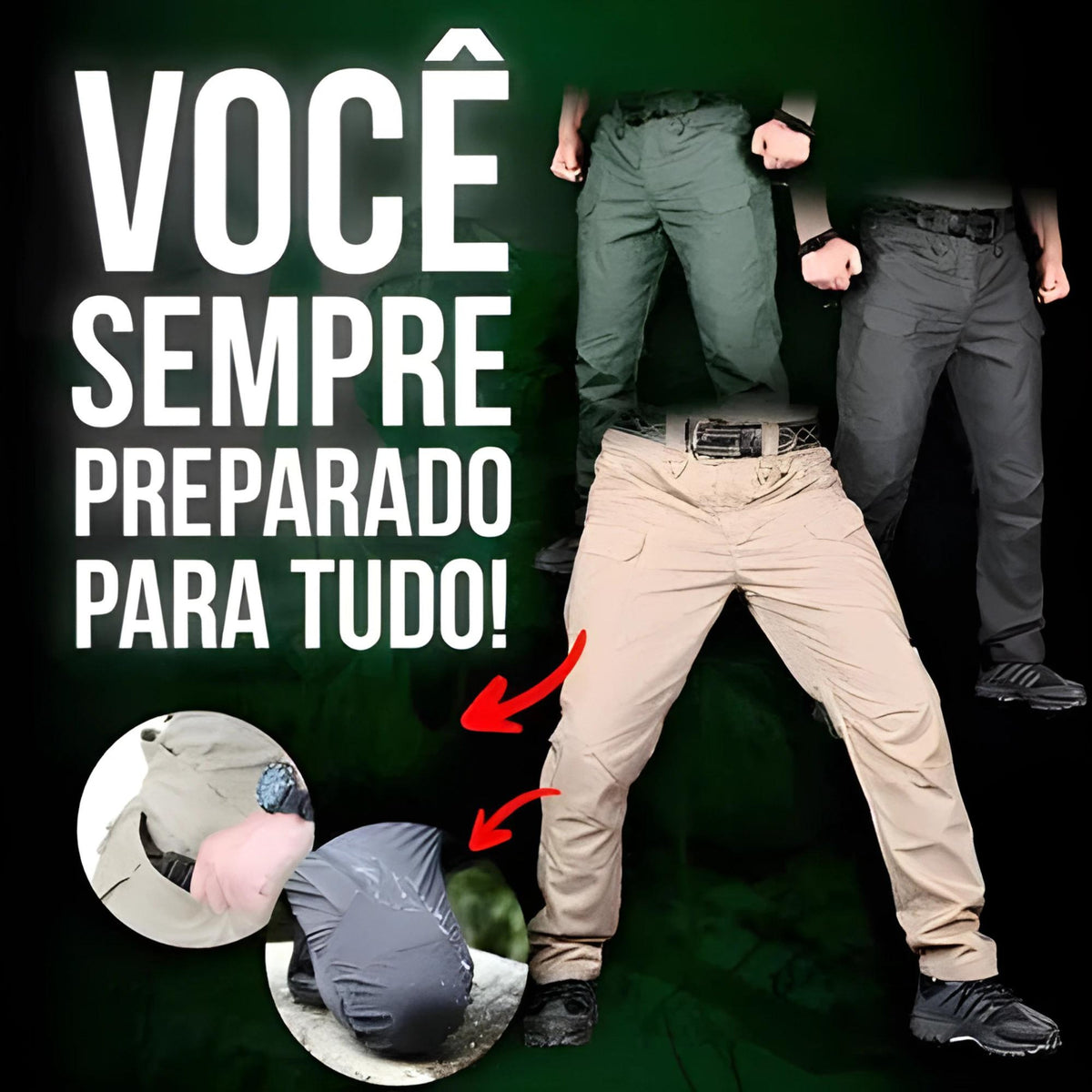 Calça Performance - IronForce® + Cinto de Brinde